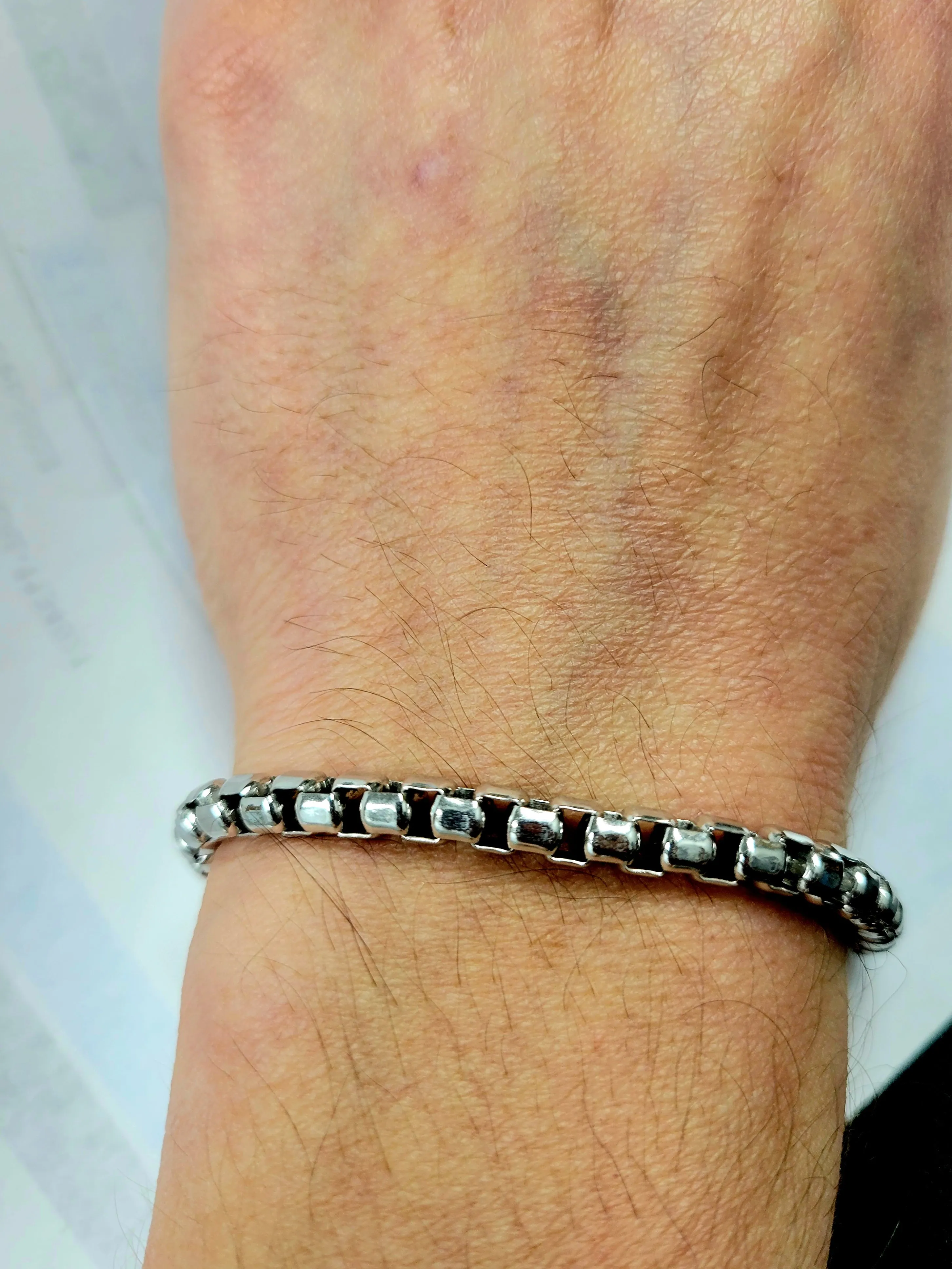 5mm Round Box Bracelet