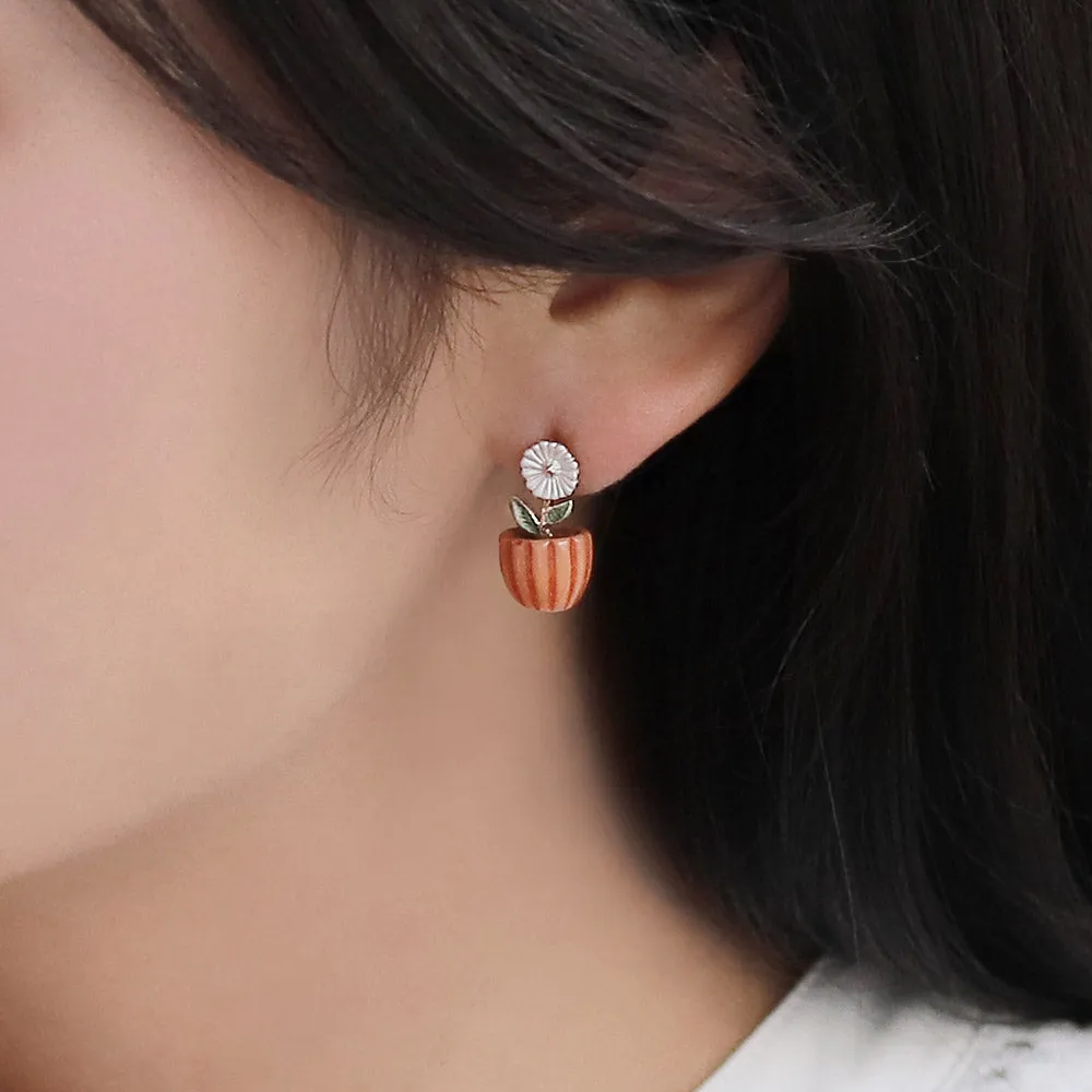 Blooming Flowerpot Stud Earrings