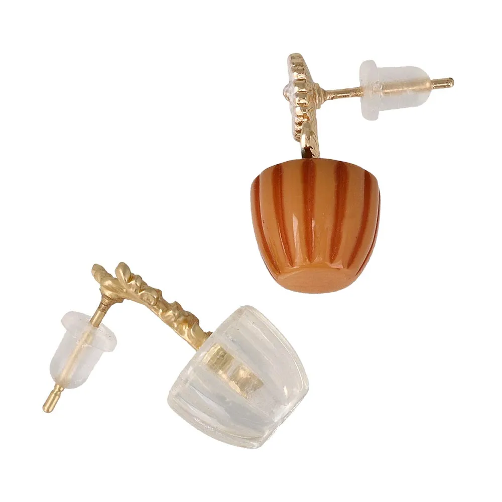 Blooming Flowerpot Stud Earrings
