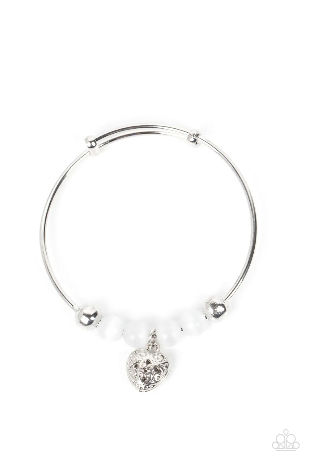 Bracelets Vintage Vows - White VDay V207