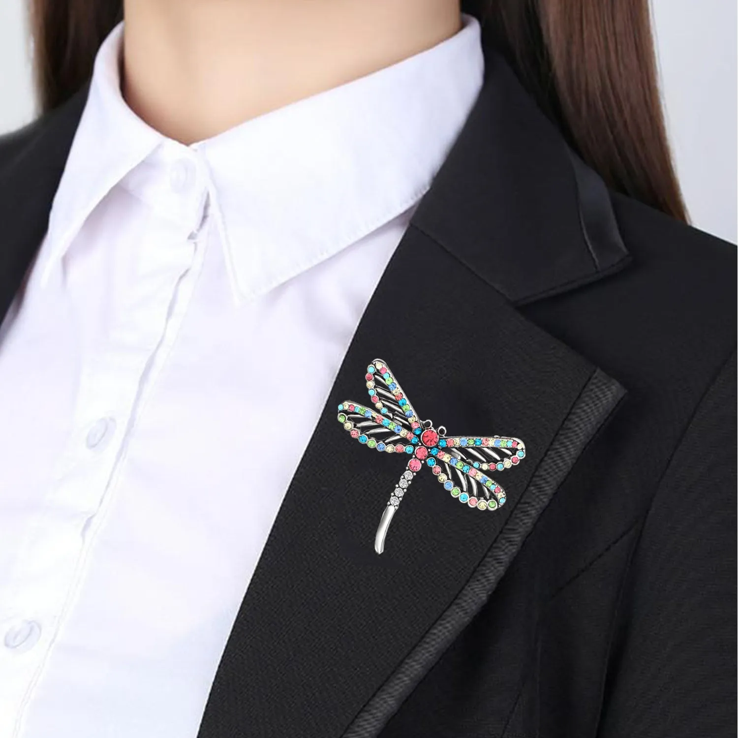 Combo of 2 Butterfly-Shaped Brooch / Saree Pin