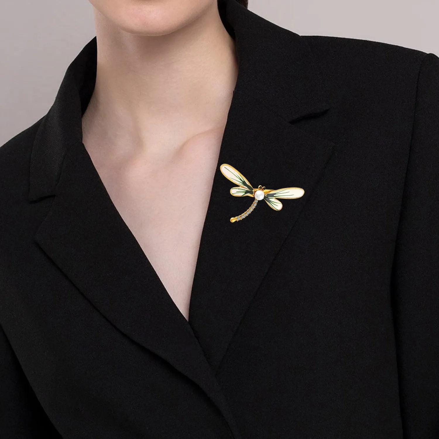 Combo of 2 Butterfly-Shaped Brooch / Saree Pin