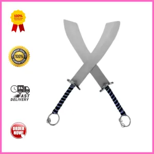Double Head Choppers Aluminum Blade Kung Fu Antique Swords