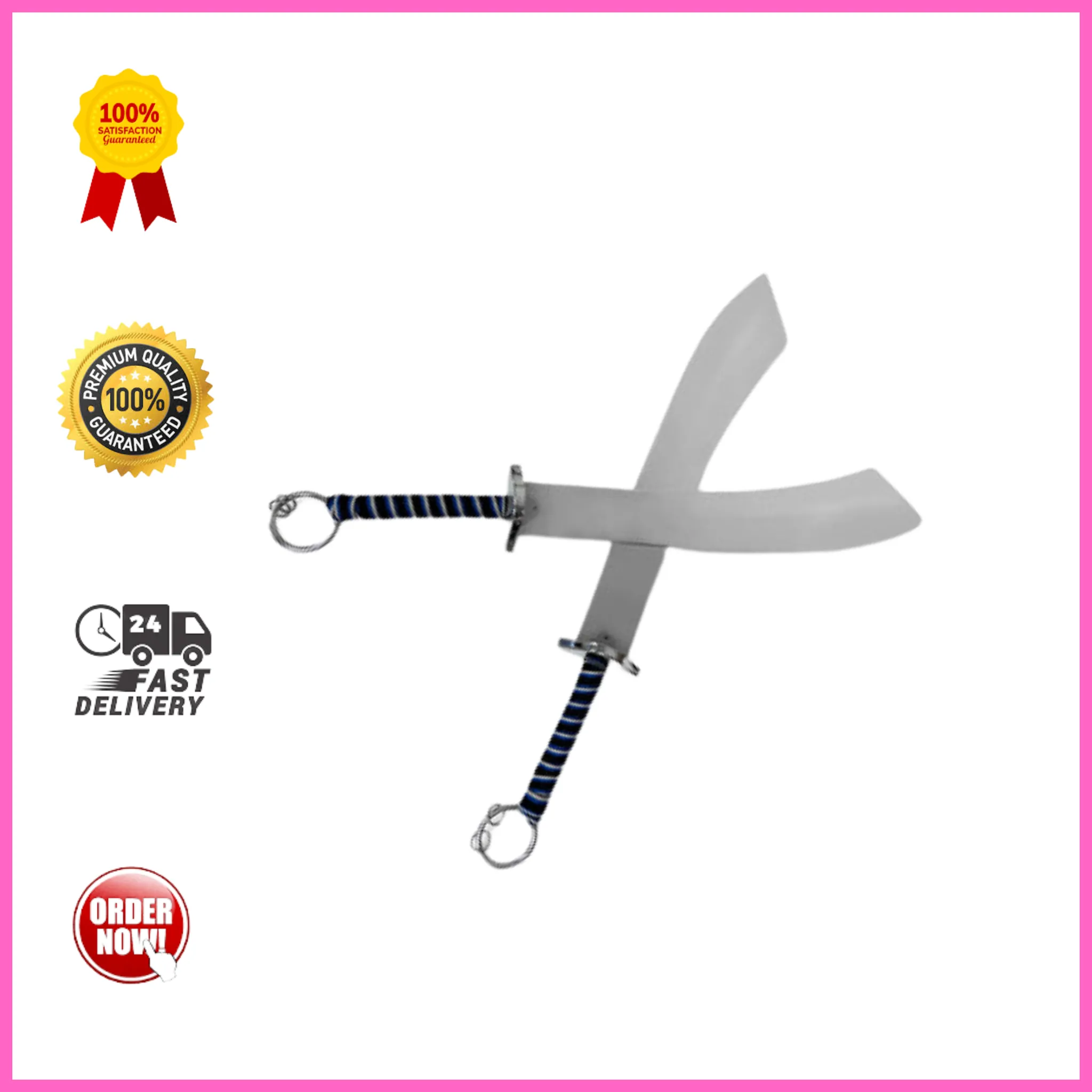 Double Head Choppers Aluminum Blade Kung Fu Antique Swords