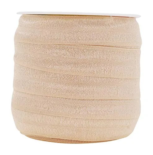 Fold Over Elastic Band 5/8 Inch Foldover FOE Stretch Ribbon for Hair Tie Headband Baby Girl Hair Bow