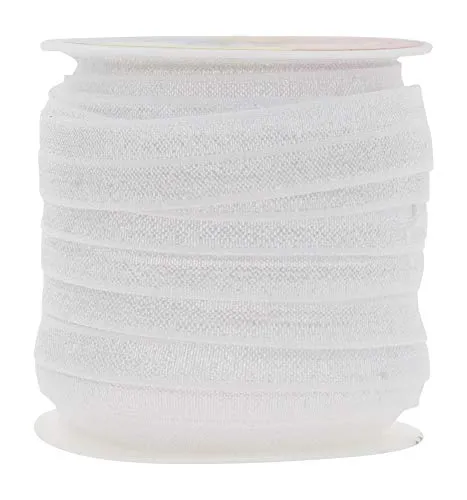 Fold Over Elastic Band 5/8 Inch Foldover FOE Stretch Ribbon for Hair Tie Headband Baby Girl Hair Bow