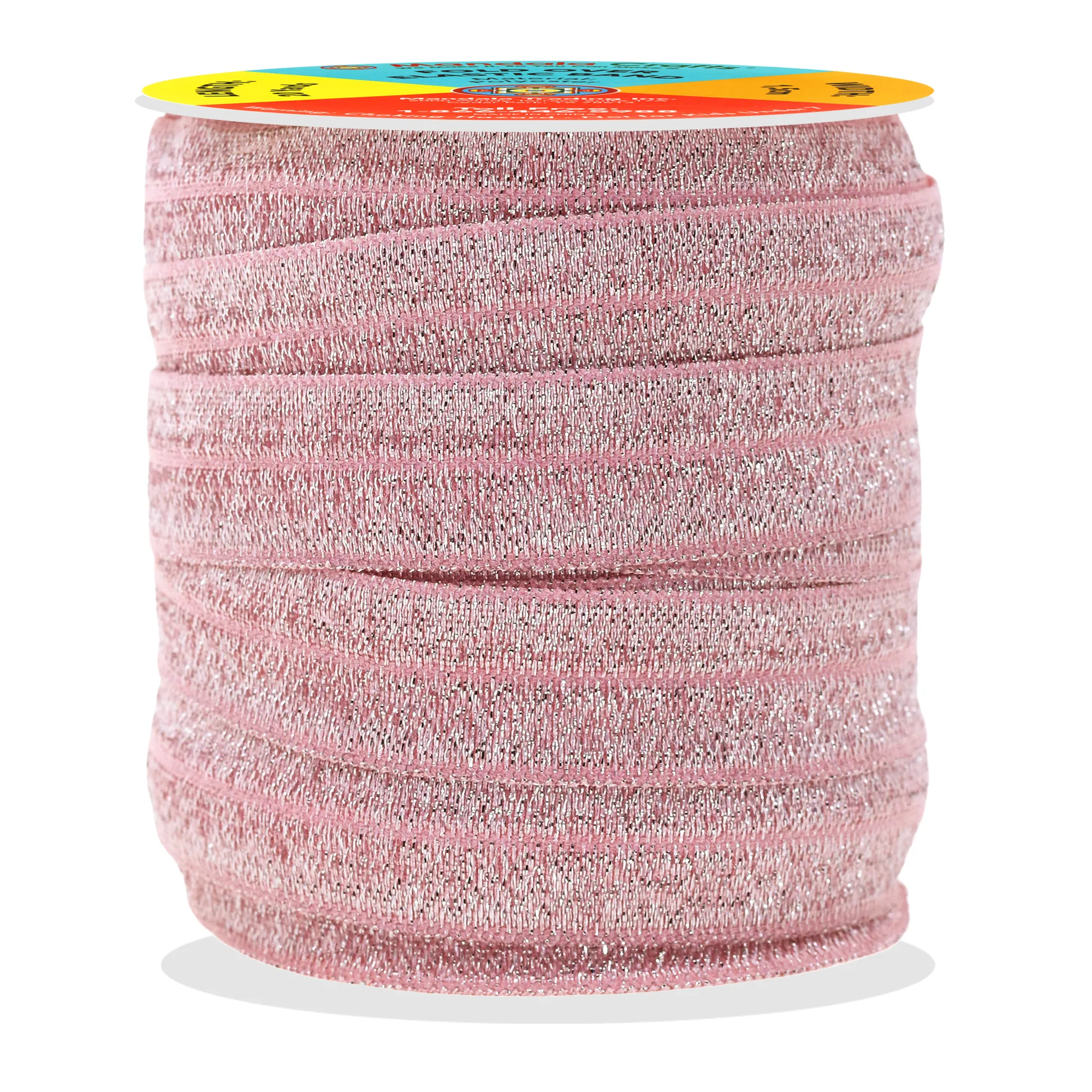 Fold Over Elastic Band 5/8 Inch Foldover FOE Stretch Ribbon for Hair Tie Headband Baby Girl Hair Bow