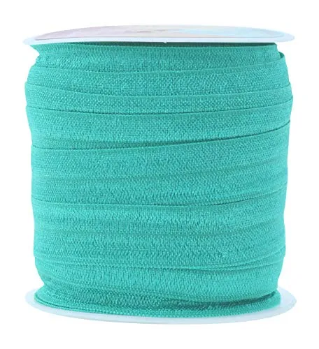 Fold Over Elastic Band 5/8 Inch Foldover FOE Stretch Ribbon for Hair Tie Headband Baby Girl Hair Bow