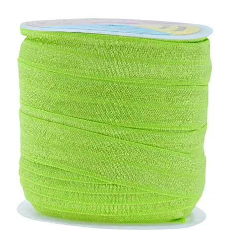 Fold Over Elastic Band 5/8 Inch Foldover FOE Stretch Ribbon for Hair Tie Headband Baby Girl Hair Bow
