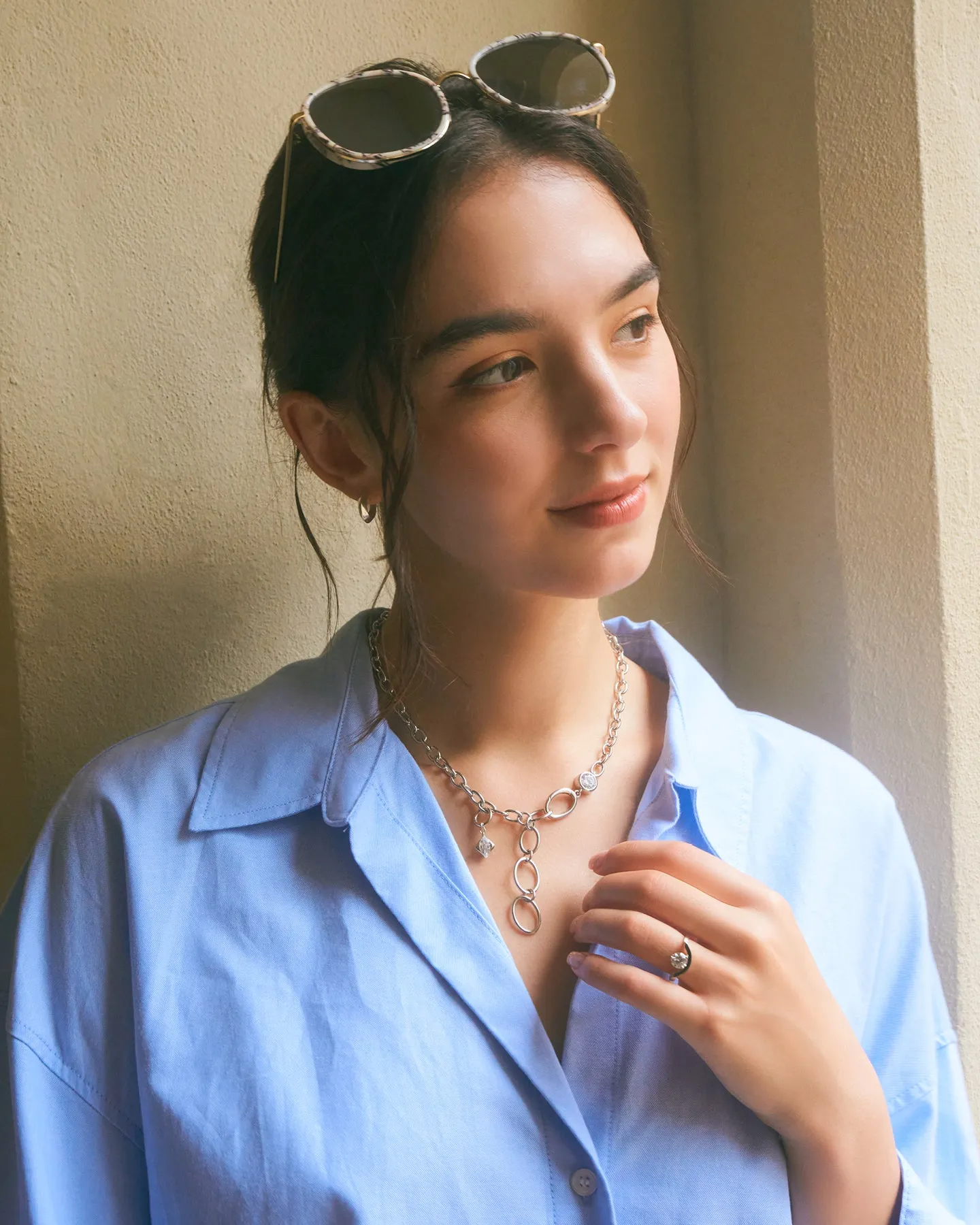 Hera lariat necklace