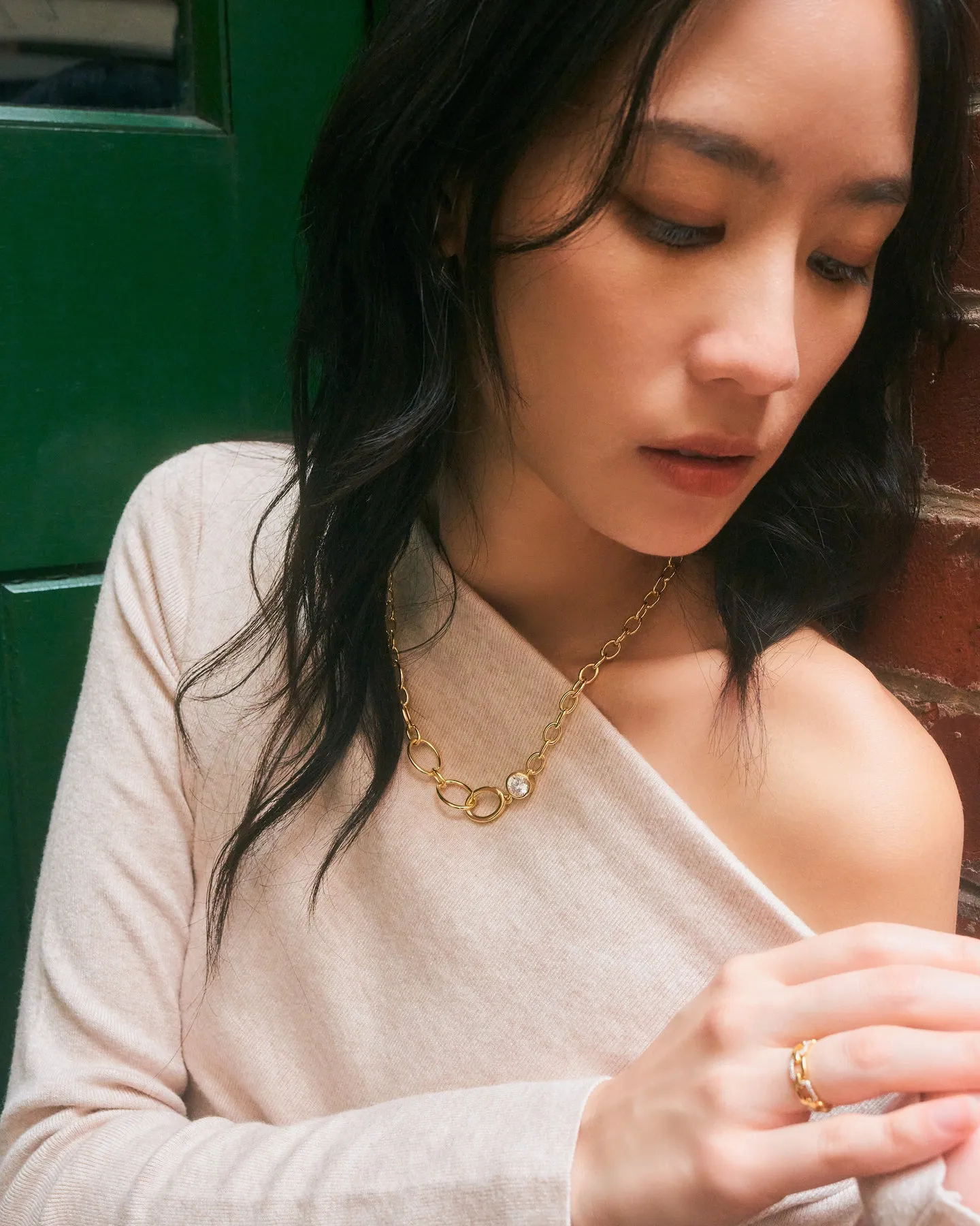 Hera lariat necklace