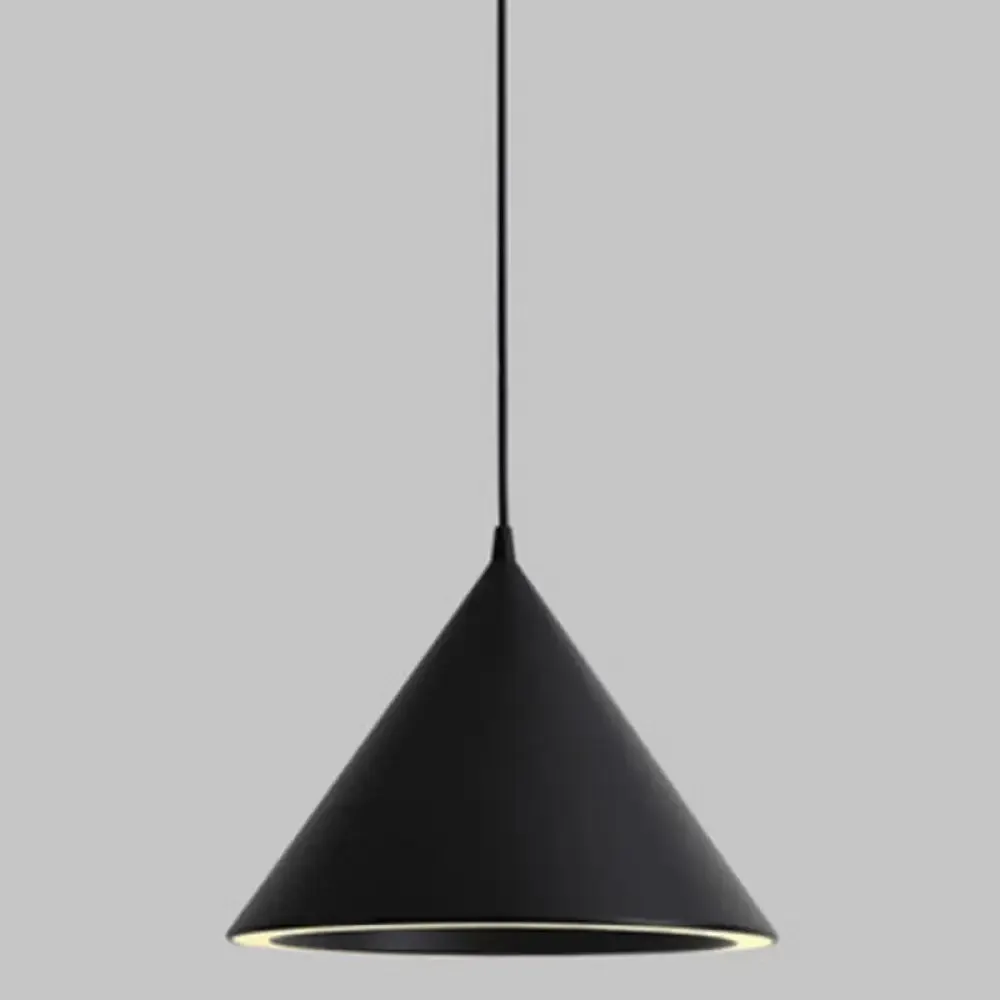 Minimalist LED Conical Pendant Light - Stylish Metal Ceiling Fixture