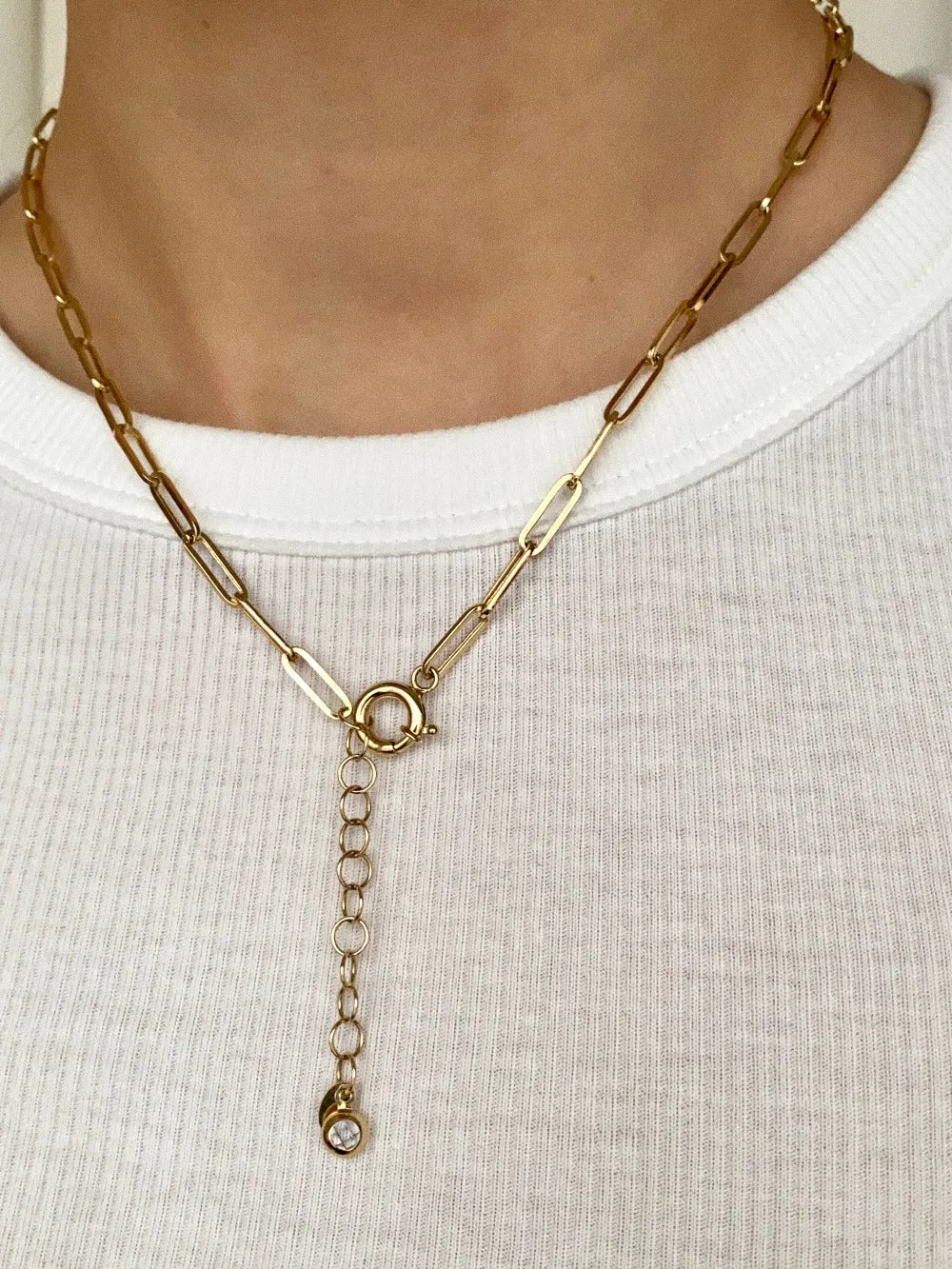 MYRINA 14k Gold Chain Necklace