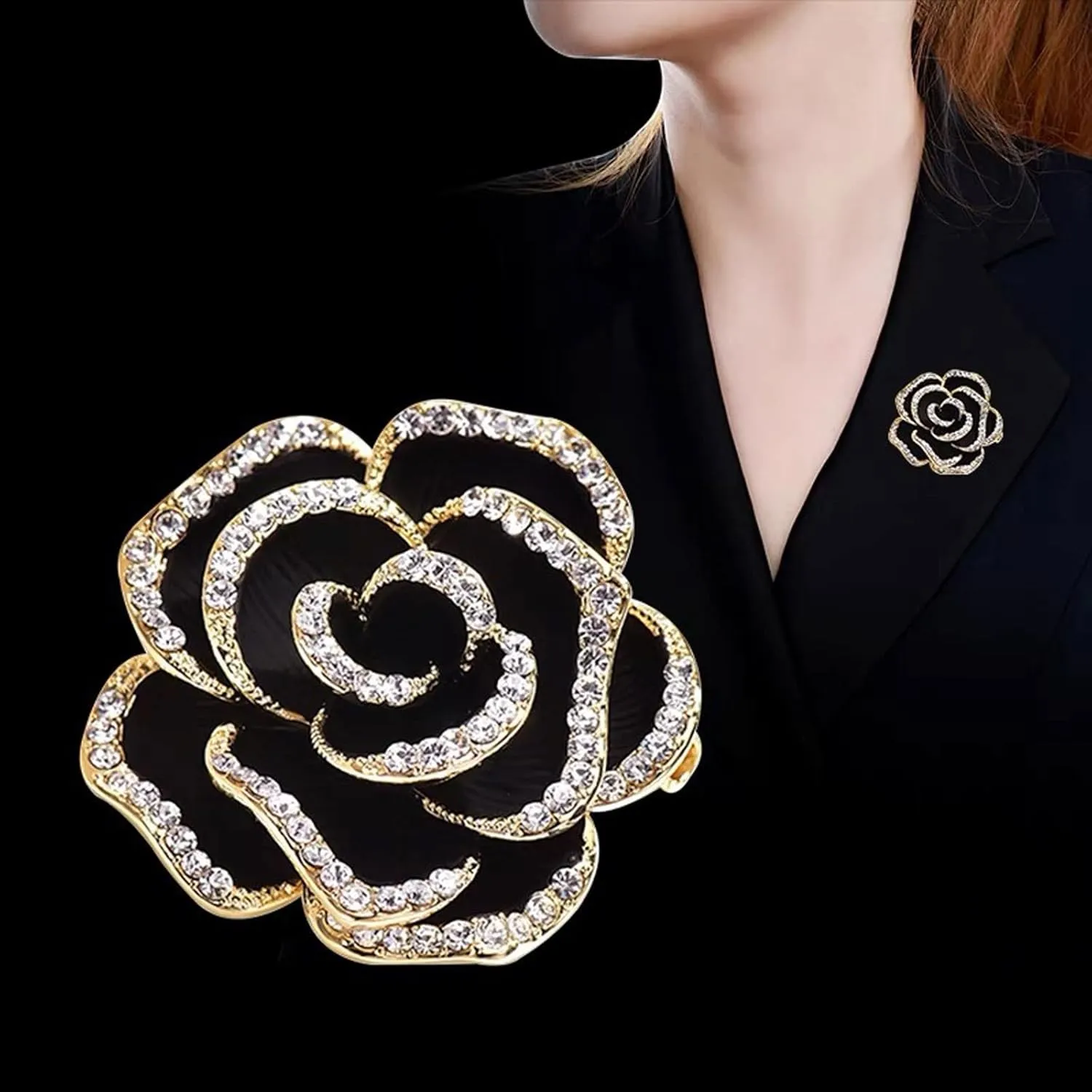 Stylish Brooches for Women - Flower Petal Brooch Jewelry - Ladies Wedding Bouquet Brooches Pin for Birthday, Party, Anniversary, A Touch of Elegance for Any Outfit