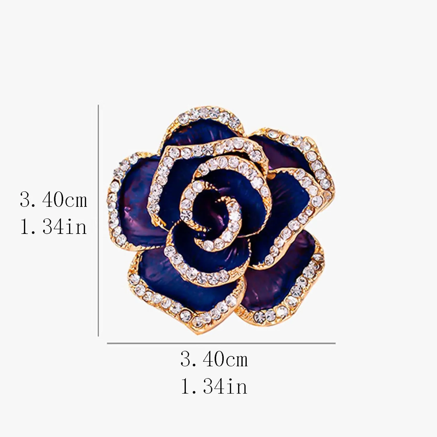 Stylish Brooches for Women - Flower Petal Brooch Jewelry - Ladies Wedding Bouquet Brooches Pin for Birthday, Party, Anniversary, A Touch of Elegance for Any Outfit