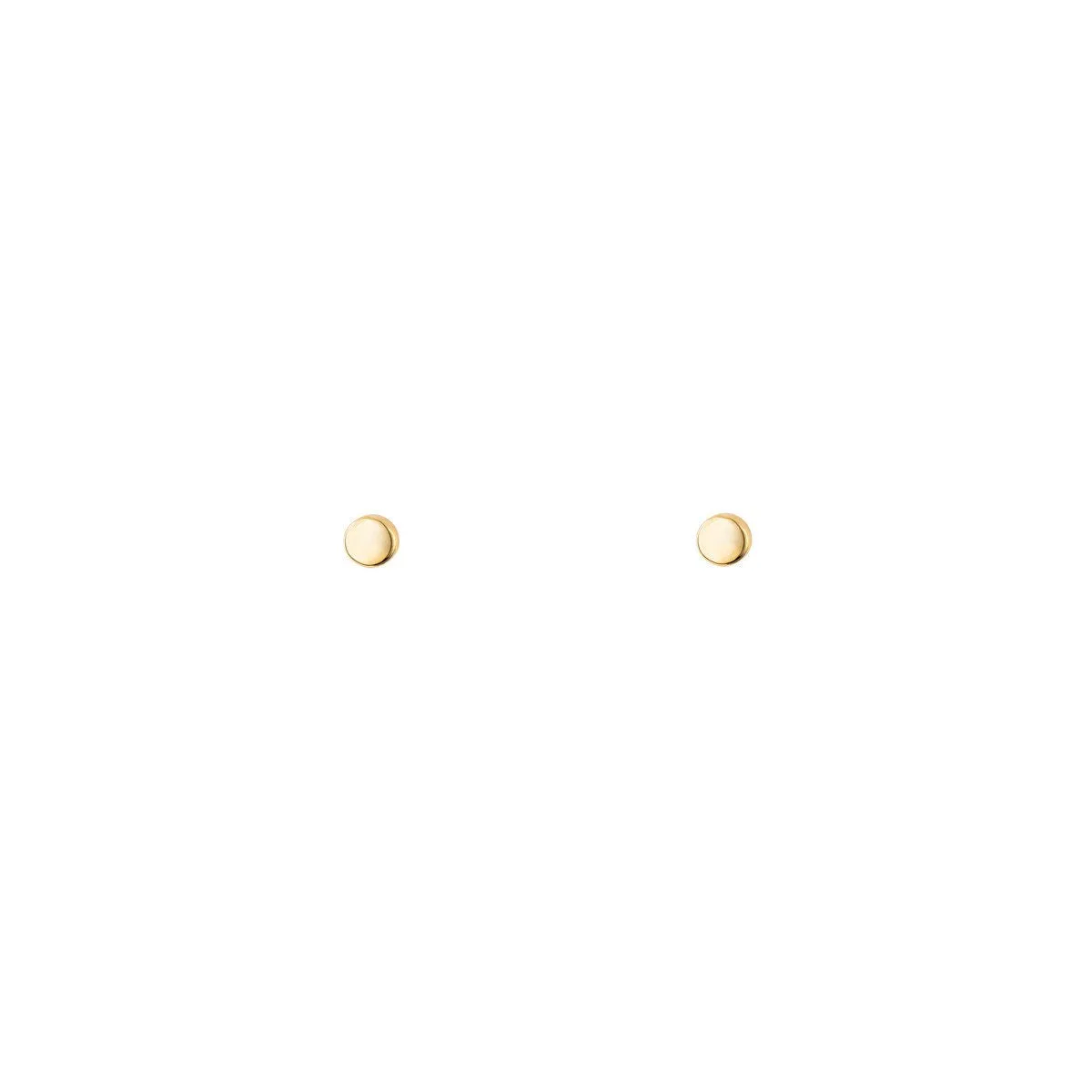 Tiny Gold Dot Stud Earrings